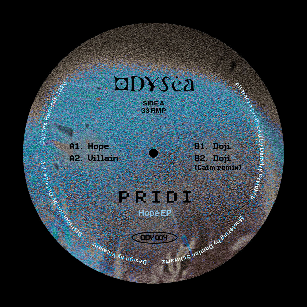 [ODY004] Pridi - Hope (incl. Caim remix)