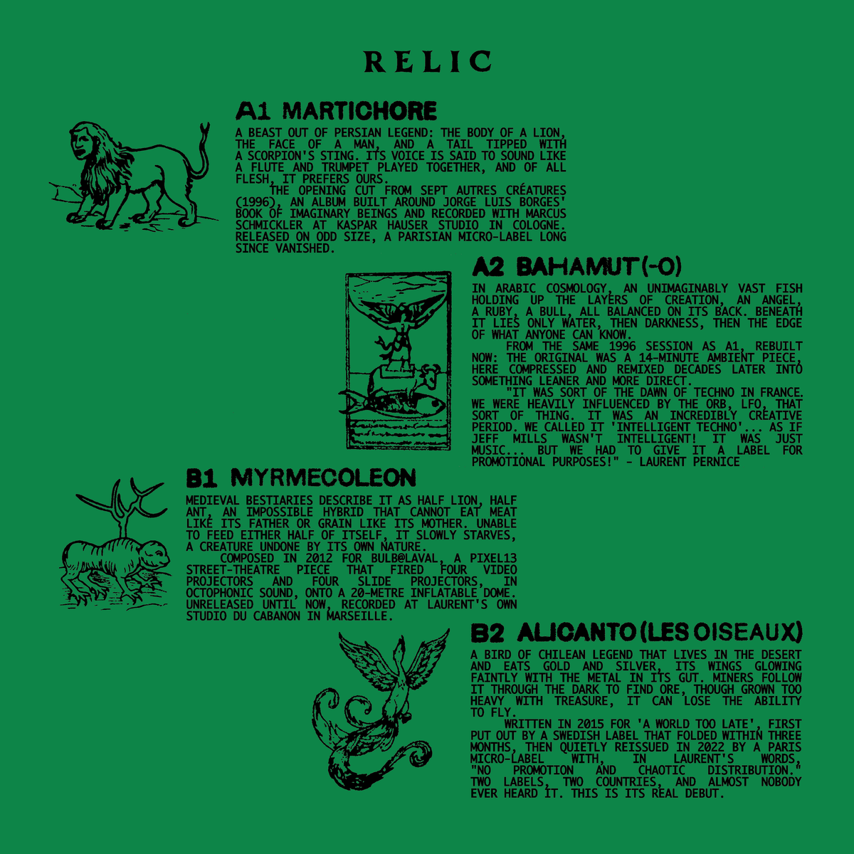 [RELIC03] Laurent Pernice - Old Beloved Creatures