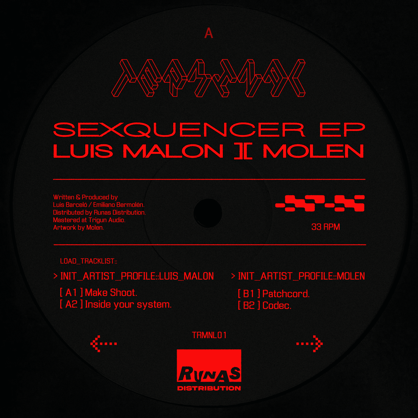 [TRMNL01] Luis Malon & Molen - Sexquencer EP