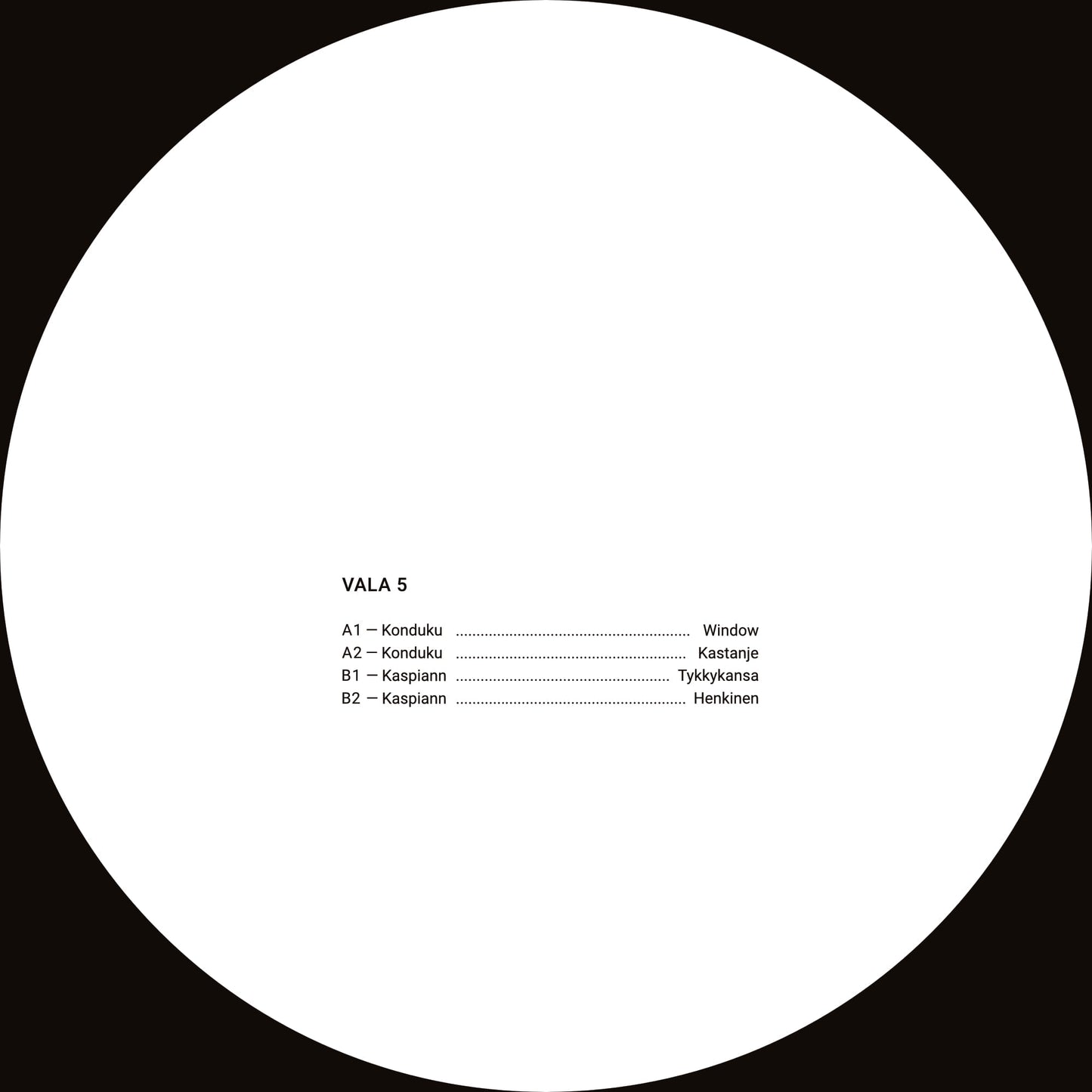 [VALA005] Konduku, Kaspiann - VALA 5